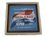4201 **Nieuw** Geslaagd tegel