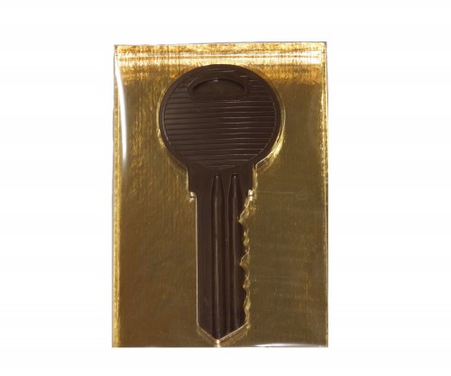 1184 Sleutel groot puur in luxe goud doos
